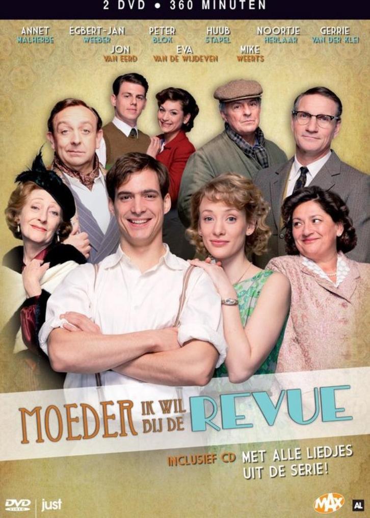 Moeder ik wil bij de revue, Max televisie, compleet, Cd's en Dvd's, Dvd's | Tv en Series, Nieuw in verpakking, Drama, Boxset, Alle leeftijden