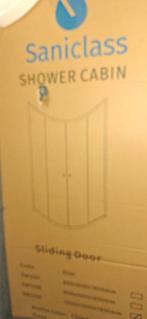 Douchedeur kwartrond 100x100, Ophalen, Nieuw, Chroom, Douche