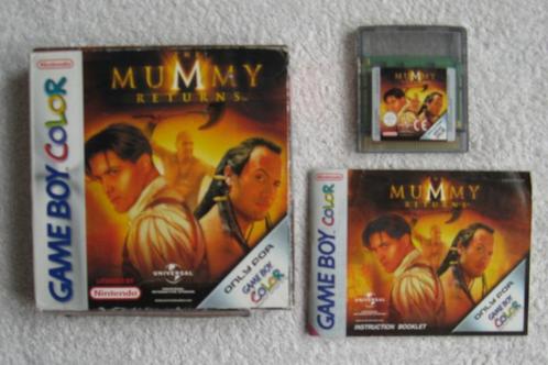 (EUR) The MUMMY returns voor GBC - met doosje en boekje, Spelcomputers en Games, Games | Nintendo Game Boy, Gebruikt, Avontuur en Actie
