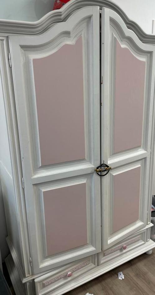 Landelijke Kledingkast met Lades & leggedeelte, Huis en Inrichting, Kasten | Kledingkasten, Gebruikt, 200 cm of meer, 100 tot 150 cm