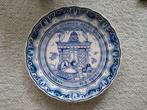 Geboorte wandbordje delfts 20 cm doorsnee, Antiek en Kunst, Ophalen of Verzenden
