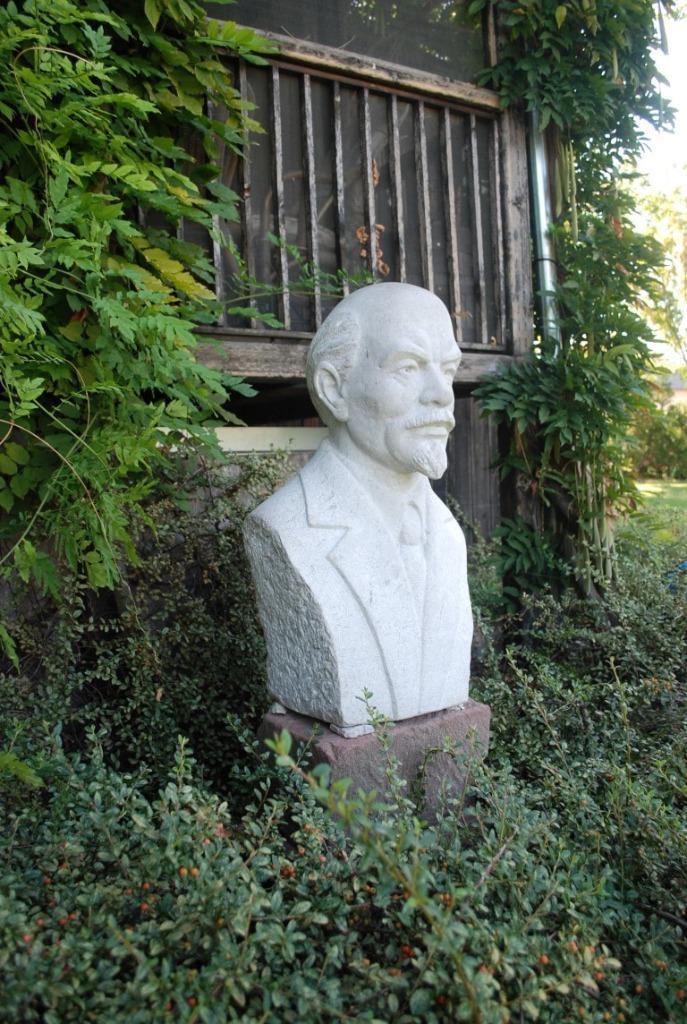 ​Zeer grote Lenin Buste 150 kilo! Graniet €10,- per kilo, Antiek en Kunst, Curiosa en Brocante, Ophalen