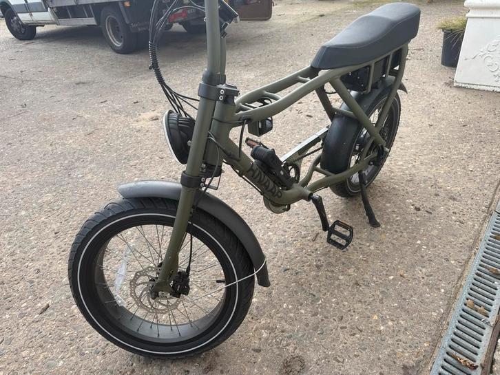 Knaap Fatbike Mat Groen - Weinig KM! Mat groen, Fietsen en Brommers, Elektrische fietsen, Zo goed als nieuw, Overige merken, Ophalen