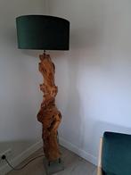 Grote lampenkap groen velours/fluweel, Ophalen, Zo goed als nieuw, Minder dan 100 cm