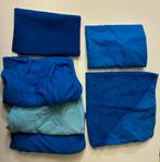 Baby Beddengoed & Handdoek - Blauw, Gebruikt, Hoeslaken of Sloop, Ophalen of Verzenden, Jongetje of Meisje