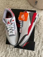Jordan 3 OG Fire Red | EU 43, Kleding | Heren, Schoenen, Nieuw, Ophalen of Verzenden, Wit, Sneakers of Gympen