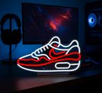 Nike Air Max - Neon led lamp - Bureaulamp - wandlamp 40x25, Ophalen of Verzenden, Zo goed als nieuw, Minder dan 50 cm