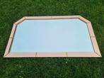 spiegel facet geslepen terracotta kleur, Huis en Inrichting, Woonaccessoires | Spiegels, Ophalen, 125 cm of meer, Zo goed als nieuw