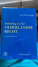 J.W.P. Verheugt - Inleiding in het Nederlandse recht, Ophalen of Verzenden, Zo goed als nieuw, J.W.P. Verheugt
