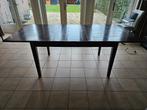 Eikenhouten eettafel, uitschuifbaar, Huis en Inrichting, Tafels | Eettafels, Ophalen, Gebruikt, Eikenhout, 50 tot 100 cm