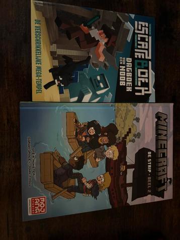 Minecraft Boeken de strip 1 en dagboek van een noob beschikbaar voor biedingen