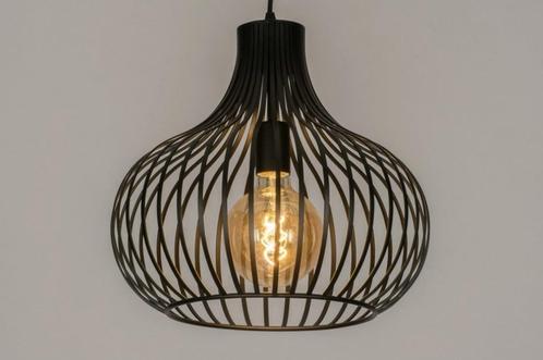 hanglamp 38cm of 48 cm zwart of beige eettafel tafel lamp, Huis en Inrichting, Lampen | Plafondlampen, Nieuw, Metaal, Ophalen of Verzenden