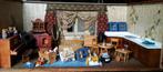 Poppenhuis keuken, meubeltjes, accessoires, zonder huiskamer, Ophalen of Verzenden, Gebruikt, Poppenhuis