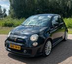Abarth 595 Fiat 500 1.4 2015 Zwart Leder, Auto's, Voorwielaandrijving, 15 km/l, Zwart, 4 cilinders