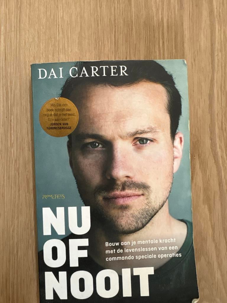 Nu of Nooit - Dai Carter, Boeken, Biografieën, Ophalen of Verzenden, Gelezen, Overige