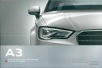 Brochure Audi A3 Limousine , Cabriolet en S3 Limousine 2013, Audi, Gelezen, Ophalen of Verzenden