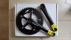 Sugino Pista 46 Tooth 1/8" Crankset Crankstel Black, Crankstel of Pedalen, Sugino, Racefiets, Nieuw