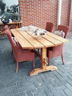 Houten tuinset, Tuin en Terras, Tuinsets en Loungesets, Ophalen, Gebruikt, Hout
