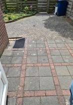 Gratis tegels, Tuin en Terras, Tegels en Klinkers, Ophalen, Gebruikt, 10 m² of meer, Beton
