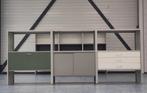Vintage Gispen 5600 metalen wandmeubel Cordemeyer wandkast, Ophalen, Gebruikt, ., Met deur(en)