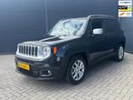 Jeep RENEGADE 1.4 MultiAir Limited / Automaat / Leer / Navi, Auto's, 136 pk, Gebruikt, 4 cilinders, Zwart