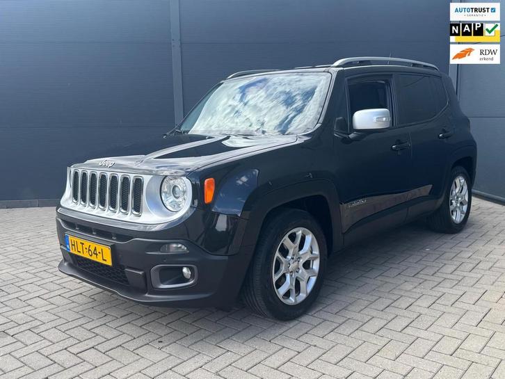 Jeep RENEGADE 1.4 MultiAir Limited / Automaat / Leer / Navi, Auto's, Jeep, Te koop, Renegade, ABS, Achteruitrijcamera, Airbags