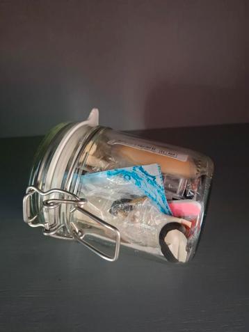 Jar bomvol happiness accessoires 500 ml beschikbaar voor biedingen