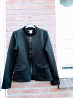 Luxe designer bedrukte blazer van Fos Amsterdam, S zwart, Maat 38/40 (M), Verzenden, Zwart, Zo goed als nieuw