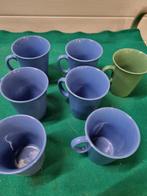 Mokken groot blauw en groen 7 stuks, Ophalen of Verzenden