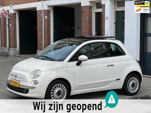 Fiat 500 1.2 Rosa-automaat-airco-pano, Auto's, Fiat, Te koop, ABS, Airbags, Airconditioning, Centrale vergrendeling, Climate control