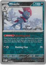 Paldea Evolved,  Weavile [reverse] 134/193, Ophalen of Verzenden, Nieuw, Losse kaart