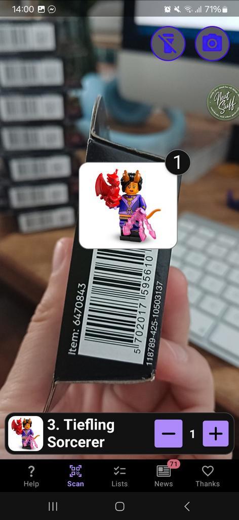 LEGO D&D Tiefling Sorcerer Minifiguur - Nieuw!, Verzamelen, Poppetjes en Figuurtjes, Nieuw, Ophalen of Verzenden