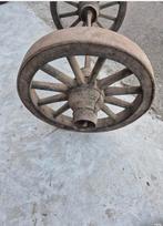 antieke wielen met as, Auto diversen, Aanhangwagen-onderdelen, Ophalen, Gebruikt