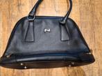 Zwarte Lederen Handtas Natan, Sieraden, Tassen en Uiterlijk, Ophalen of Verzenden