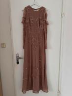 Lange jurk met kraaltjes, Ophalen of Verzenden, Zo goed als nieuw, Maat 36 (S), Galajurk