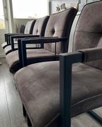 4 eetkamerstoelen Woonexpress, Huis en Inrichting, Ophalen, Gebruikt, Vier, Metaal