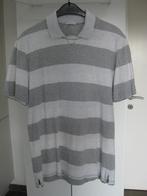 Brunello Cucinelli T shirt Grijs gestreept maat M, Maat 48/50 (M), Grijs, Gedragen, Brunello Cucinelli