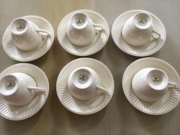 Wedgwood Edme 6 kop en schotels 8cm nwstaat  beschikbaar voor biedingen