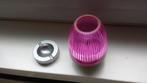 kaarslichtje design roze stolp modern asbak aluminium glas, Ophalen, Nieuw, Metaal, Minder dan 25 cm