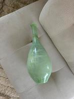 Glazen swirl vaas groen. Ecoglass Spain, Antiek en Kunst, Ophalen of Verzenden