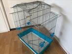 Nog een mooie vogelkooi kan ook hangen aan plafond., Ophalen, Gebruikt, Metaal, Vogelkooi