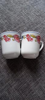 VINTAGE WOOD&SONS ALPINE MEADOW 2 MOKKEN/BEKERS NIEUW, Huis en Inrichting, Keuken | Servies, Nieuw, Ophalen of Verzenden, Overige stijlen