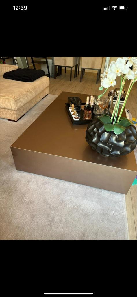 Salon tafel hoog glans, Huis en Inrichting, Tafels | Salontafels, 100 tot 150 cm, Minder dan 50 cm, Rechthoekig, 50 tot 100 cm