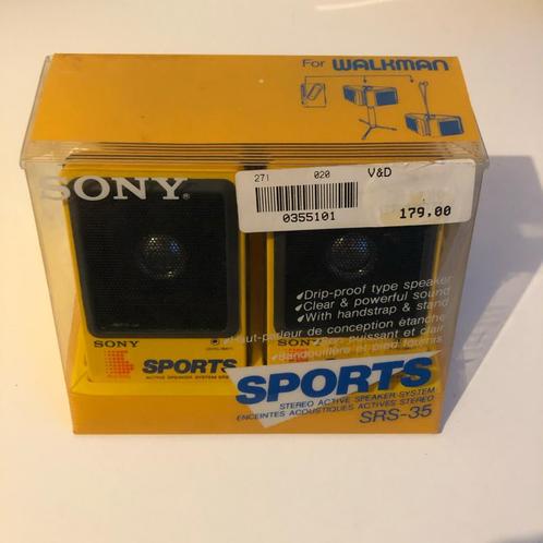 Sony sports SRS-35 portable speakers boxed, Audio, Tv en Foto, Walkmans, Discmans en Minidiscspelers, Walkman, Ophalen of Verzenden