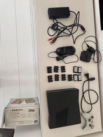Xbox 360 + games beschikbaar voor biedingen