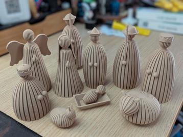 Set Kerststalfiguren Sfeervol&gedetailleerde kerstdecoratie beschikbaar voor biedingen