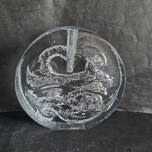 Ingrid Glass Hütte vintage kristallen solifleur design vaas., Antiek en Kunst, Kunst | Designobjecten, Ophalen of Verzenden
