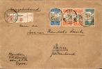 Nederlands Indië - Aangetekend Tjepoe - Frankering - 1933, Envelop, Ophalen of Verzenden