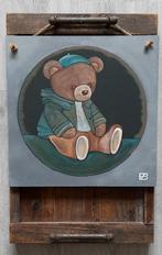 Wandhanger Old School Teddy Bear, Nieuw, Ophalen of Verzenden, Wanddecoratie