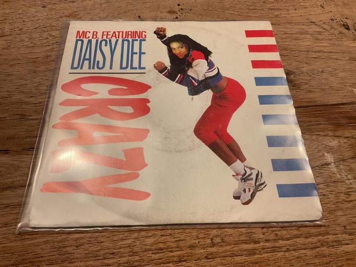 MC B. Featuring Daisy Dee, Crazy, Cd's en Dvd's, Vinyl Singles, Zo goed als nieuw, Single, Pop, 7 inch, Ophalen of Verzenden
